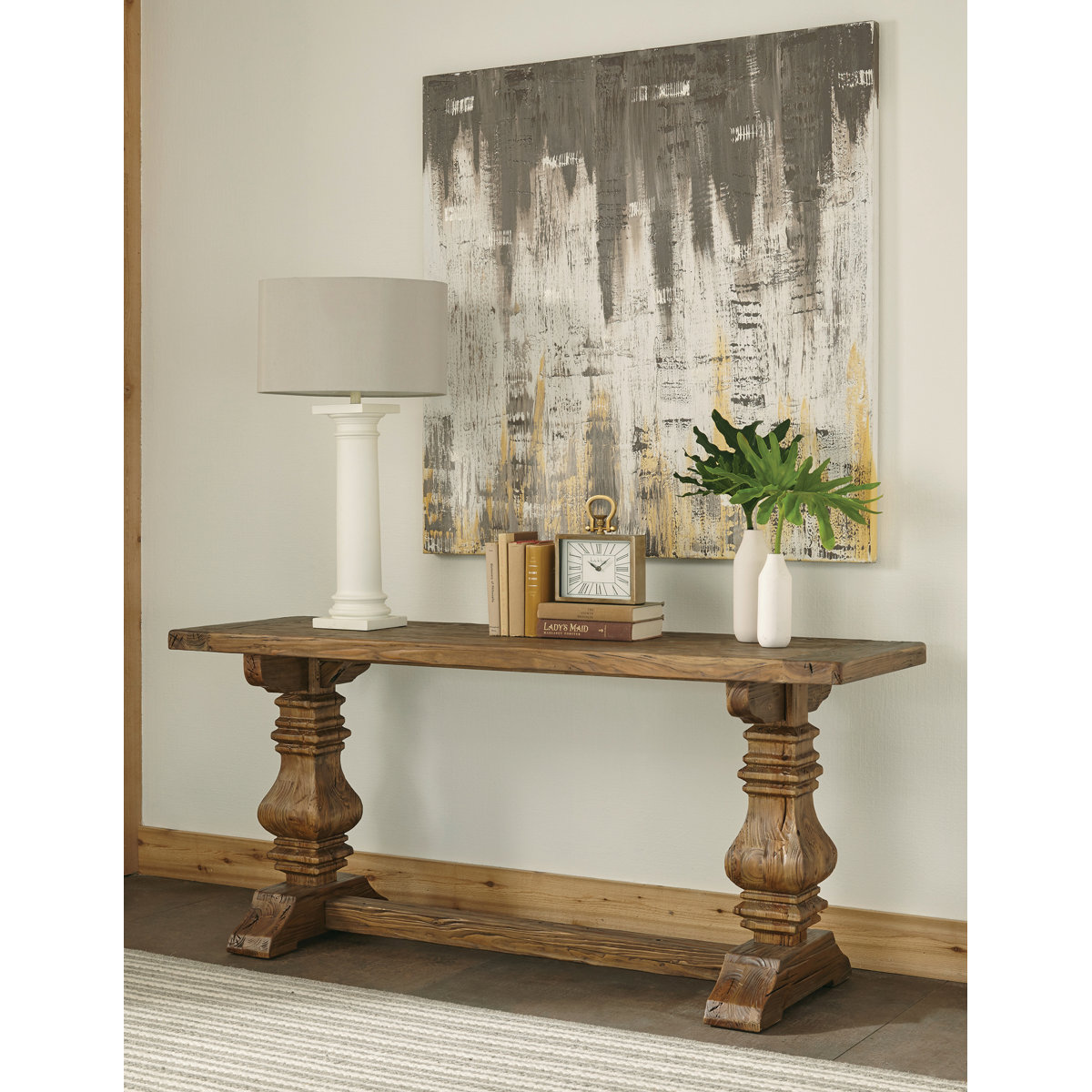 Kelly Clarkson Home Beatrice 68" Solid Wood Console Table & Reviews ...